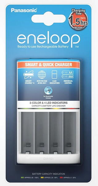 Panasonic Eneloop BQ-CC55E Chargeur de batterie
