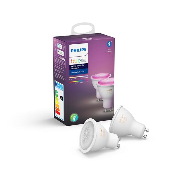 Philips Hue White and color ambiance 350lm 4000K GU1 ...