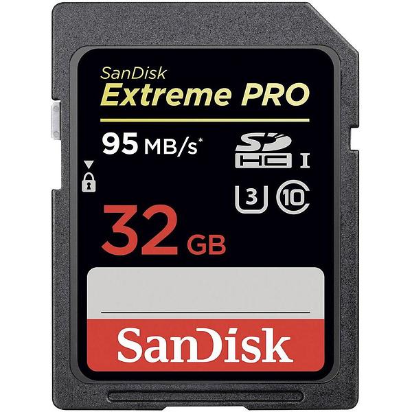SanDisk Extreme Pro SDHC Class 10 UHS-I U3 95MB/s 32GB